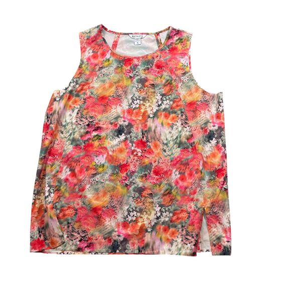 Athleta Tops - Athleta XL Womens Tank Floral Polyester Spandex